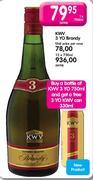 Kwv 3 YO Brandy-750ml
