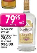 Old Buck Dry Gin-750ml