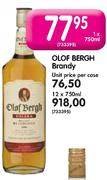 Olof Bergh Brandy-750ml