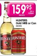 Hunters Gold NRB Or Can-24x330ml