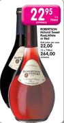 Robertson Natural Sweet Rose, White Or Red-12x750ml