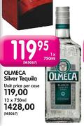 Olmeca Silver Tequila-12x750ml