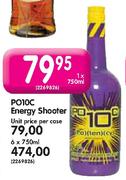 PO10C Energy Shooter-6x750ml