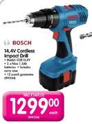 Bosch 14.4V Cordless Impact Drill (GSB14)-Each
