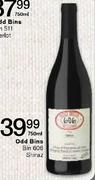 Odd Bins Bin 606 Shiraz-750ml