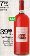 Four Cousins Sweet White-1.5Ltr