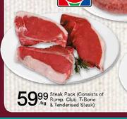 Steak Pack - Per Kg
