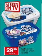 Nestle Country Fresh Ice Cream - 2 Ltr Each