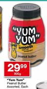 "Yum Yum" Peanut Butter - 800gm Each