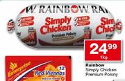 Rainbow Simply Chicken Premium Polony - 1 Kg