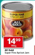 All Gold Super Fine Apricot Jam - 900gm