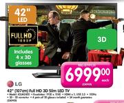 LG FHD 3D Slim LED TV-42"(107cm)
