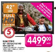 Sinotec FHD Slim LED TV-42"(107cm)