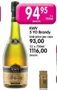 KWV 5 Yo Brandy - 1 x 750ml
