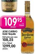 Jose Cuervo Gold Tequila - 1 x 750ml