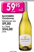 Backsberg Chardonnay - 6 x 750ml