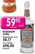 ROMANOFF Vodka - 1 x 750ml