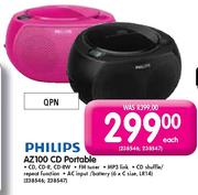 Philips AZ100 CD Portable-Each