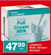 Langlewe Melk, Verskeidenheid-6 x 1 Ltr