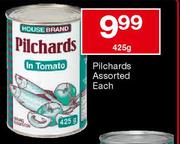 Housebrand Pilchards Assorted-425g Each