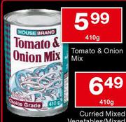 Housebrand Tomato & Onion Mix-410g