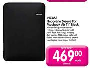 Incase Neoprene Sleeve For Macbook Air 11" Black-Each