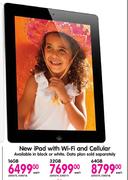 32GB iPad With Wi-Fi & Cellular-Each