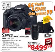 Canon Digital SLR Camera Twin Lens Package (600D)