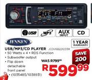 Jensen USB/MP3/CD Player