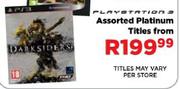 PS3 Assorted Platinum Titles