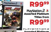 PS2 Assorted Platinum Titles