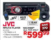JVC MP3/CD Player (KD-R326)