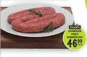 Foodco Grabouw Thick Boerewors-Per Kg