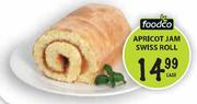 Foodco Apricot Jam Swiss Roll Each