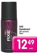 Axe Deodorant-90ml Each