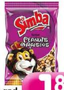 Simba Peanuts And Peanuts & Raisins-Each