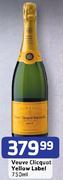 Veuve Clicquot Yellow Label-750ml Each