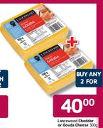 Lencewood Cheddar Or Gouda Cheese-2x300g