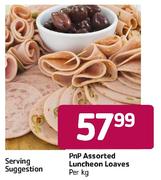 Pnp Assorted Luncheon Loaves-Per Kg