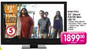 Sinotec 22" (56cm) Full HD Slim LED TV (STLED-22KC72)