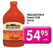 Wellington's Sweet Chilli Sauce-2Ltr Each