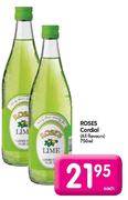 Roses Cordial(All Flavours)-750ml Each
