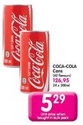Coca Cola Cans(All Flavours)-24x200ml