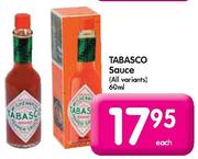 Tabasco Sauce(All Variants)-60ml Each