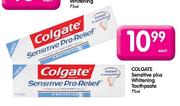 Colgate Sensitive plus Whitening Toothpaste-75ml Each