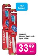 Colgate Manual Toothbrush Optic White Each