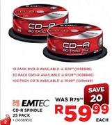 Emtec DVD-R Spindle-10's Pack