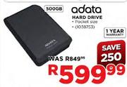 Adata Hard Drive-500GB