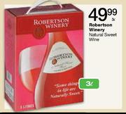 Robertson Winery Natural Sweet Wine-3ltr