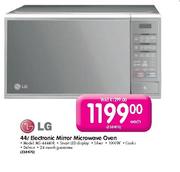 LG Electronic Mirror Microwave Oven-44ltr Each